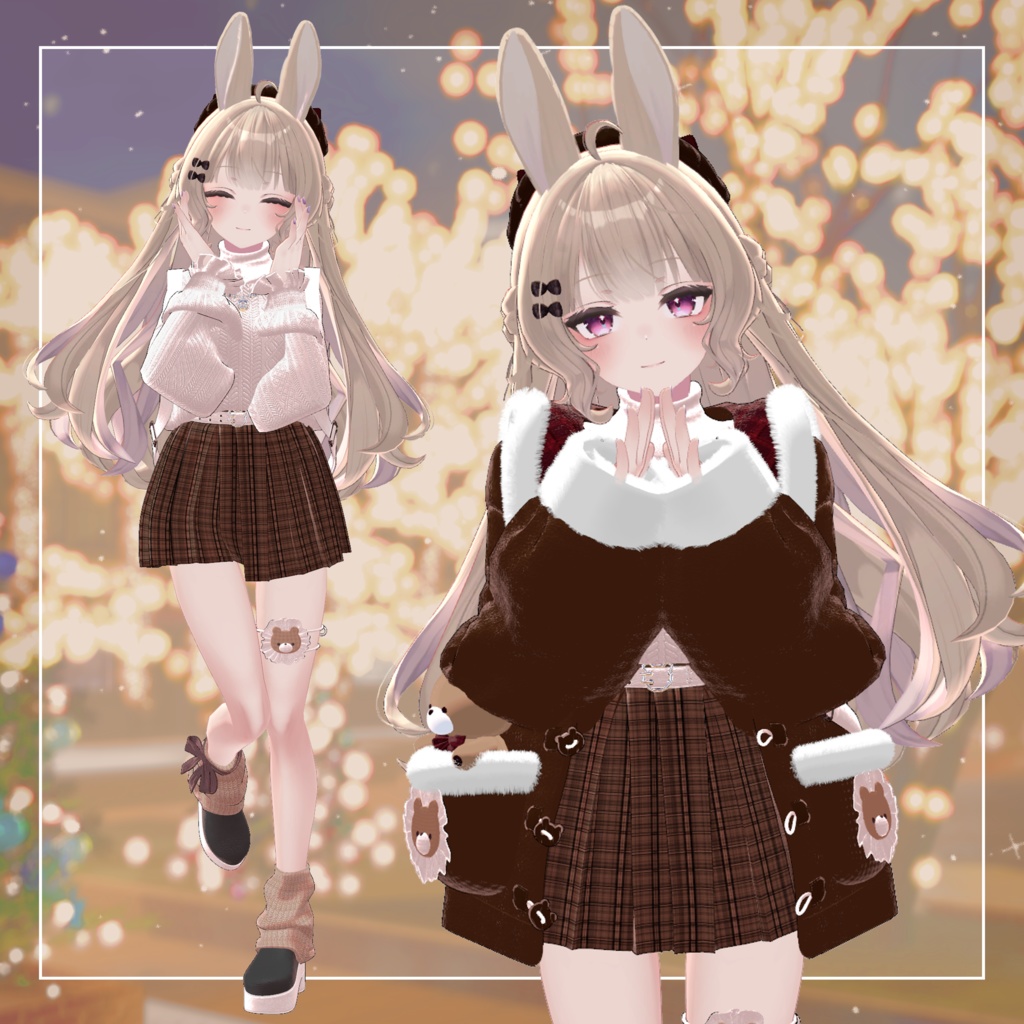 【10アバター対応】Winter Bear