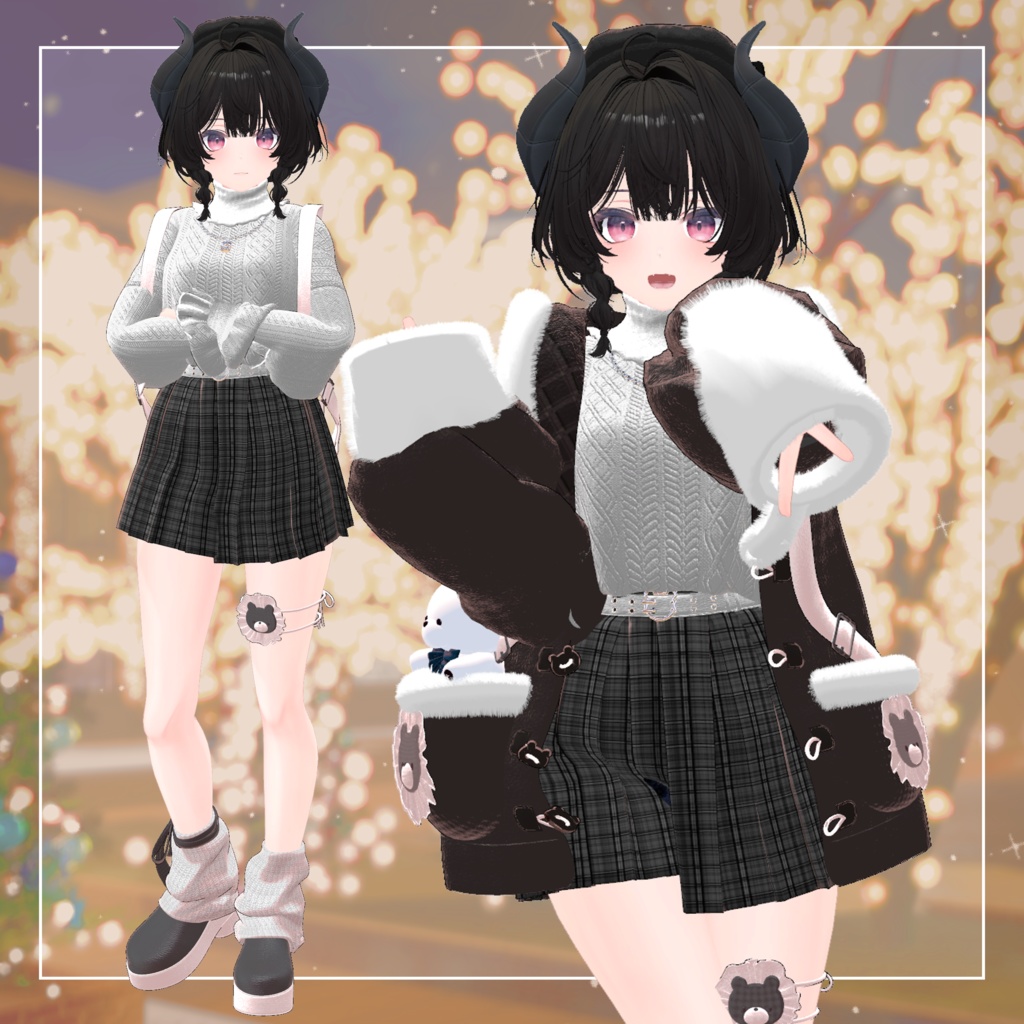 【10アバター対応】Winter Bear