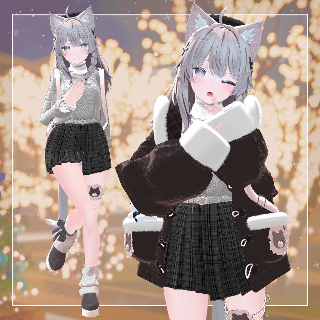 【10アバター対応】Winter Bear