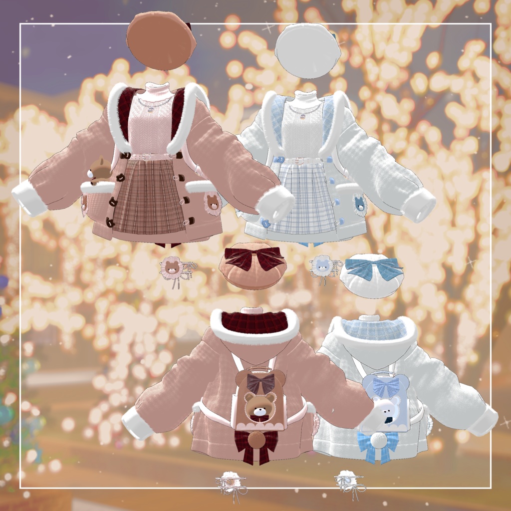 【10アバター対応】Winter Bear