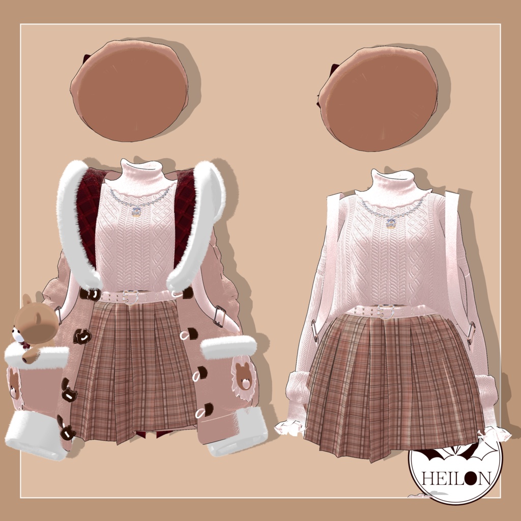 【10アバター対応】Winter Bear