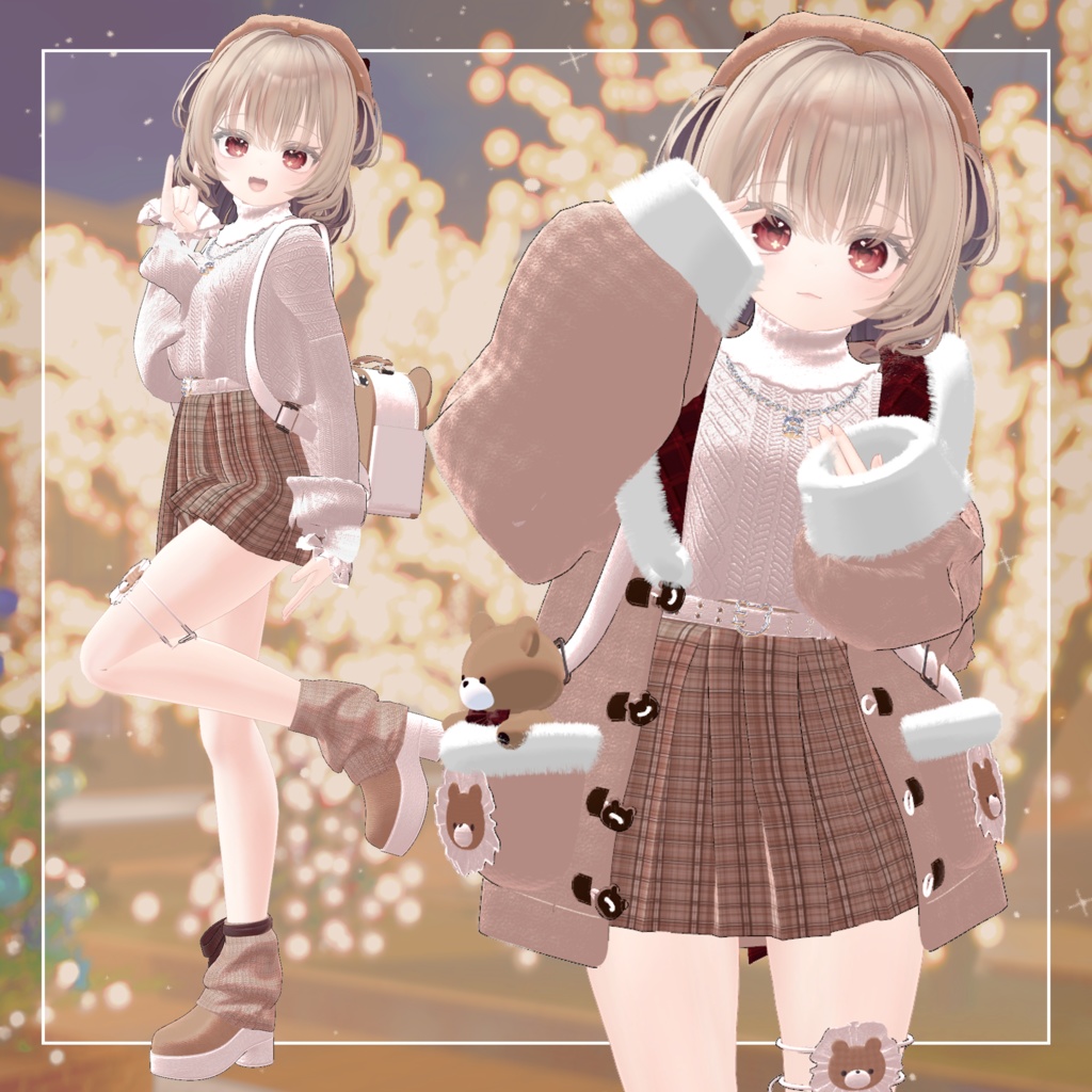 【10アバター対応】Winter Bear