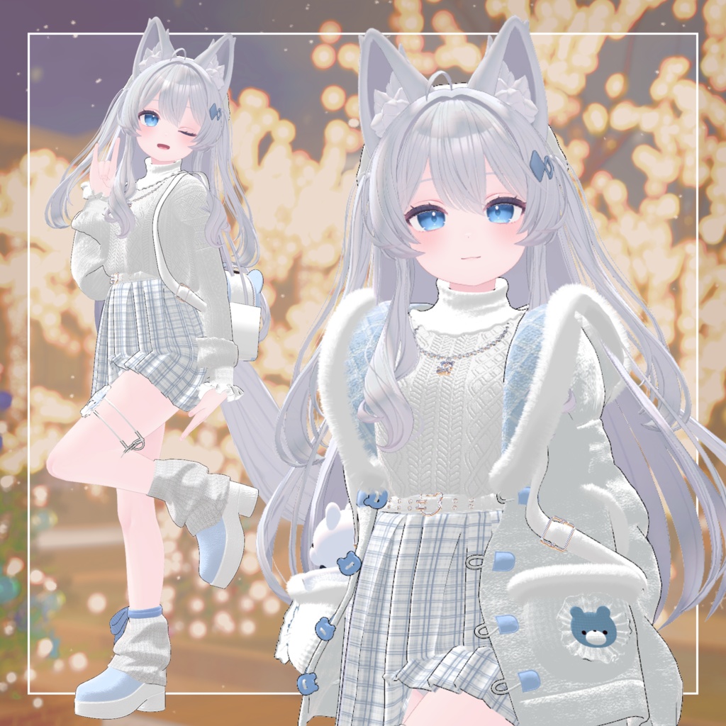 【10アバター対応】Winter Bear