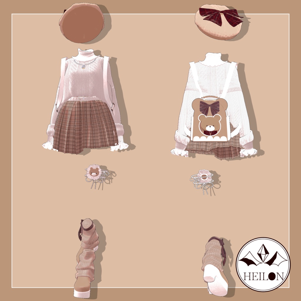 【10アバター対応】Winter Bear