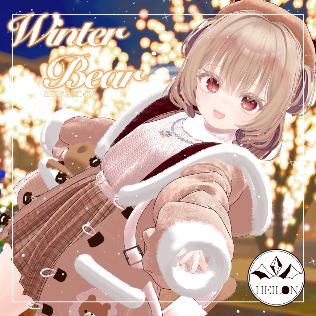 【10アバター対応】Winter Bear 