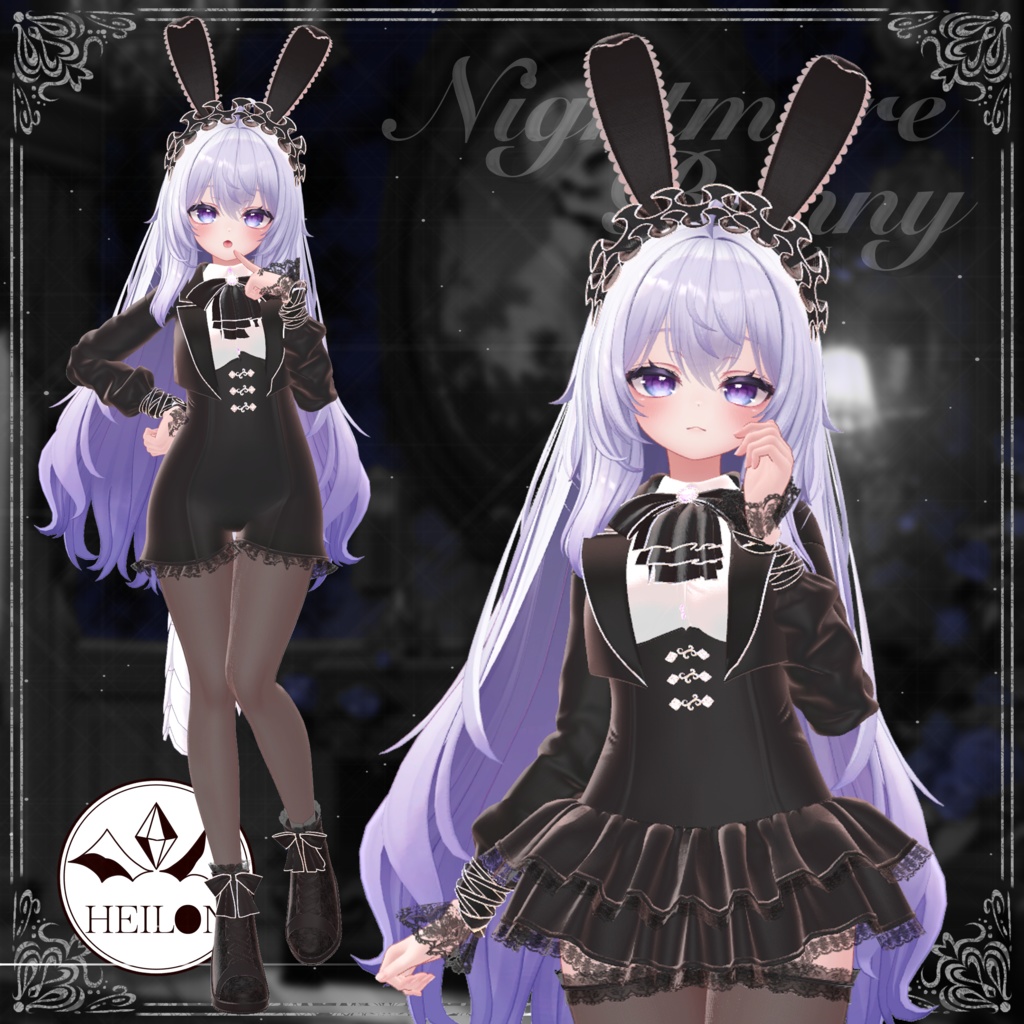 【9アバター対応】Nightmare bunny