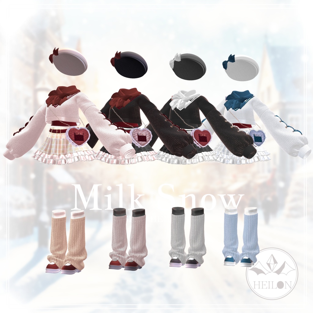 【8アバター対応】Milk Snow