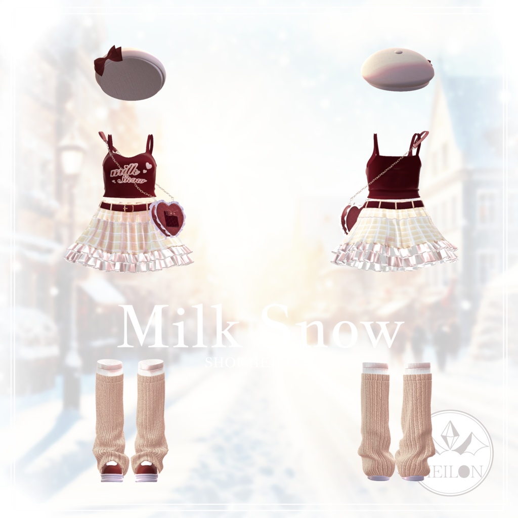 【8アバター対応】Milk Snow