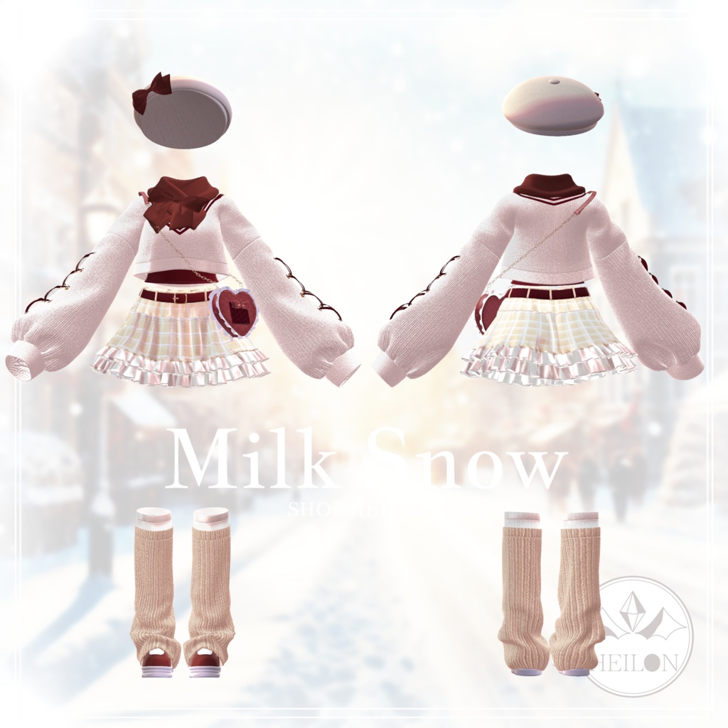 【8アバター対応】Milk Snow