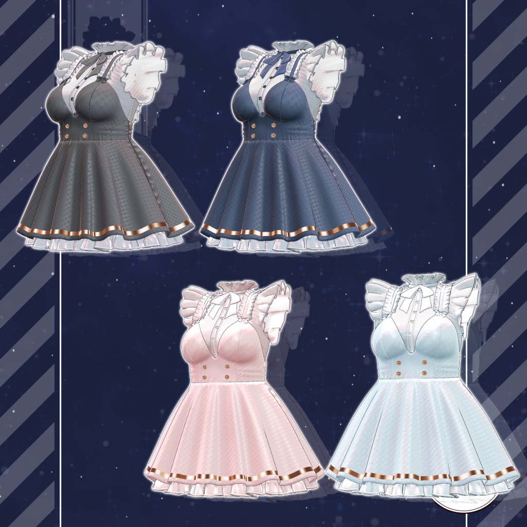 【9アバター対応】Celeste Grace