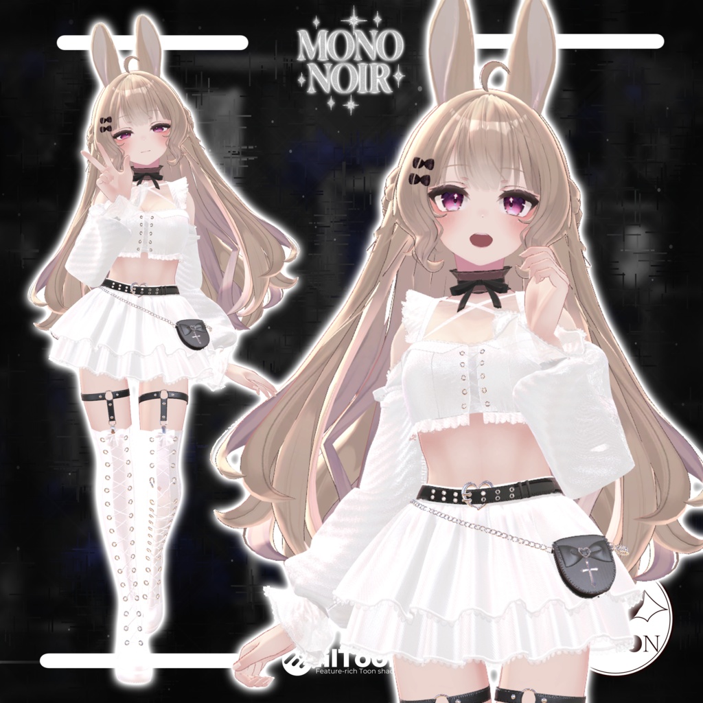 【9アバター対応】Mono Noir
