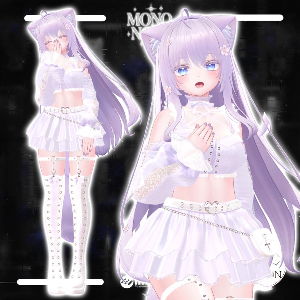 【9アバター対応】Mono Noir