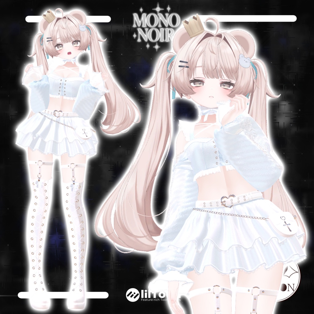 【9アバター対応】Mono Noir