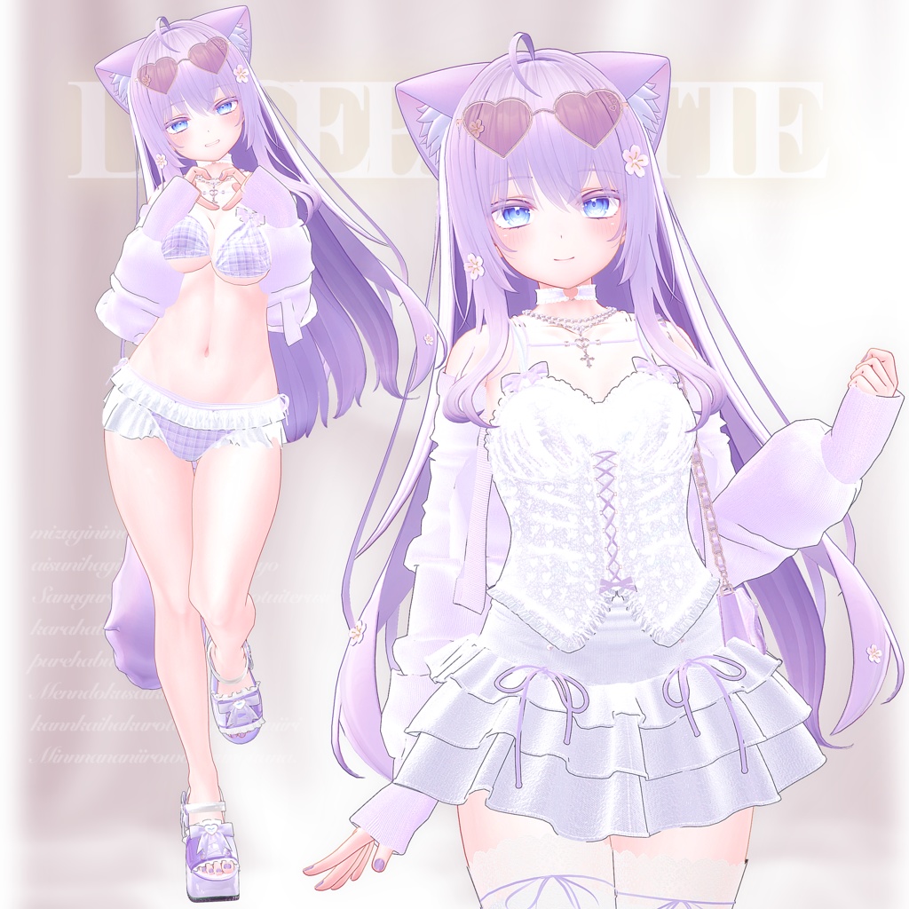 【9アバター対応】Lace Palette