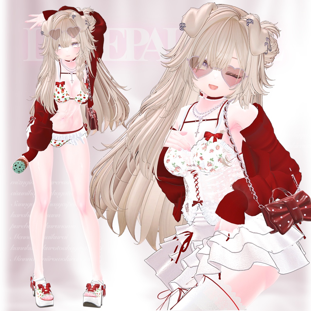 【9アバター対応】Lace Palette