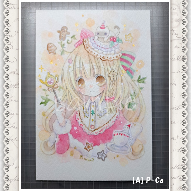 ◆原画◆ハガキサイズ★クリスマス