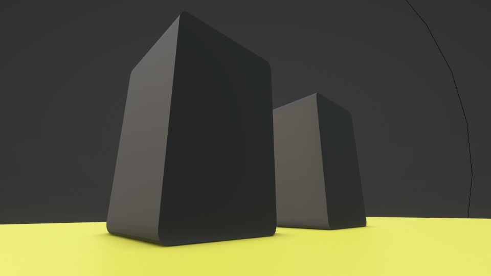 【3D小道具】オーディオスピーカー