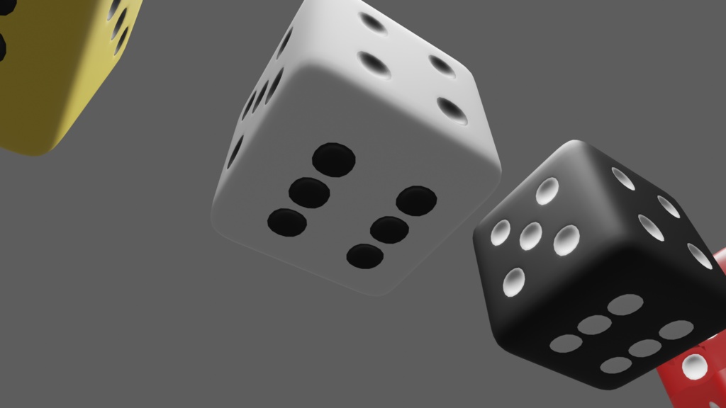 サイコロ(6色セット)