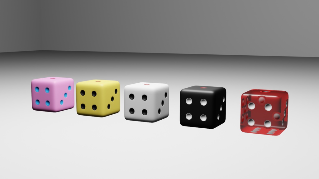 サイコロ（6色セット）