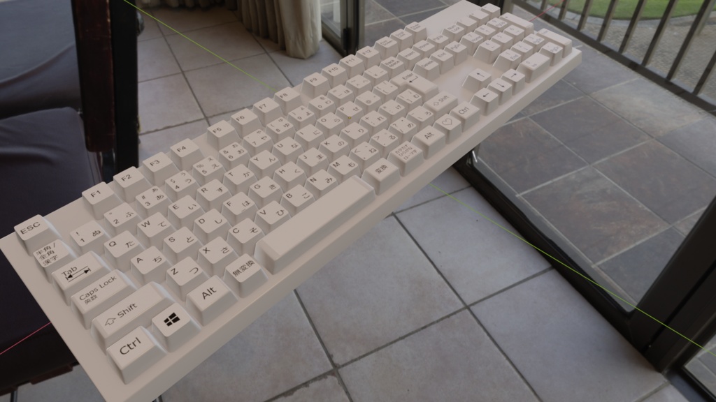 【3D小道具】PCキーボード