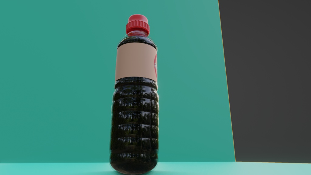 【3D小道具】しょうゆボトル