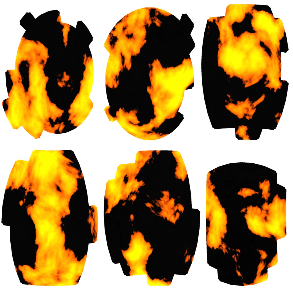 【3D小道具】マグマボール(ローポリ・ハイポリセット)