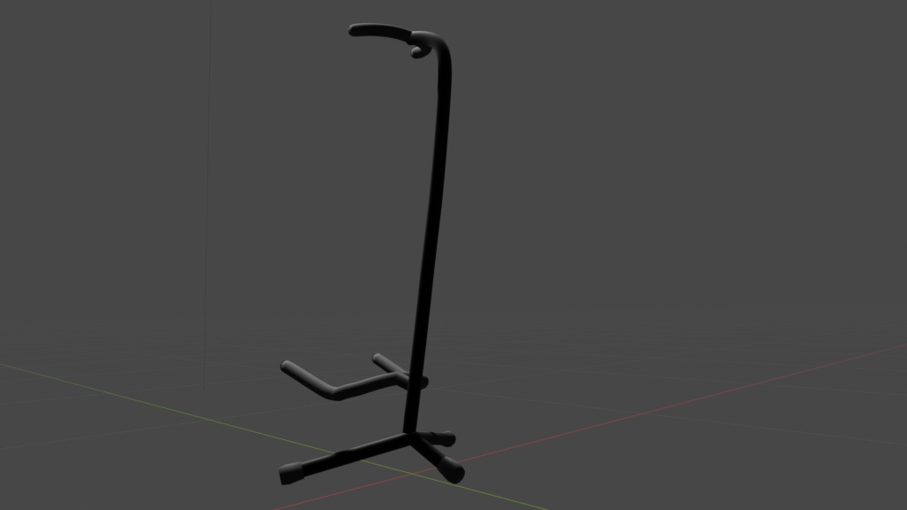 【3D小道具】ギタースタンド