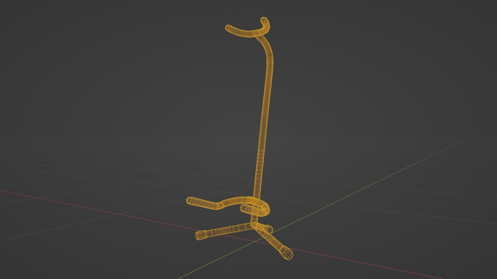 【3D小道具】ギタースタンド