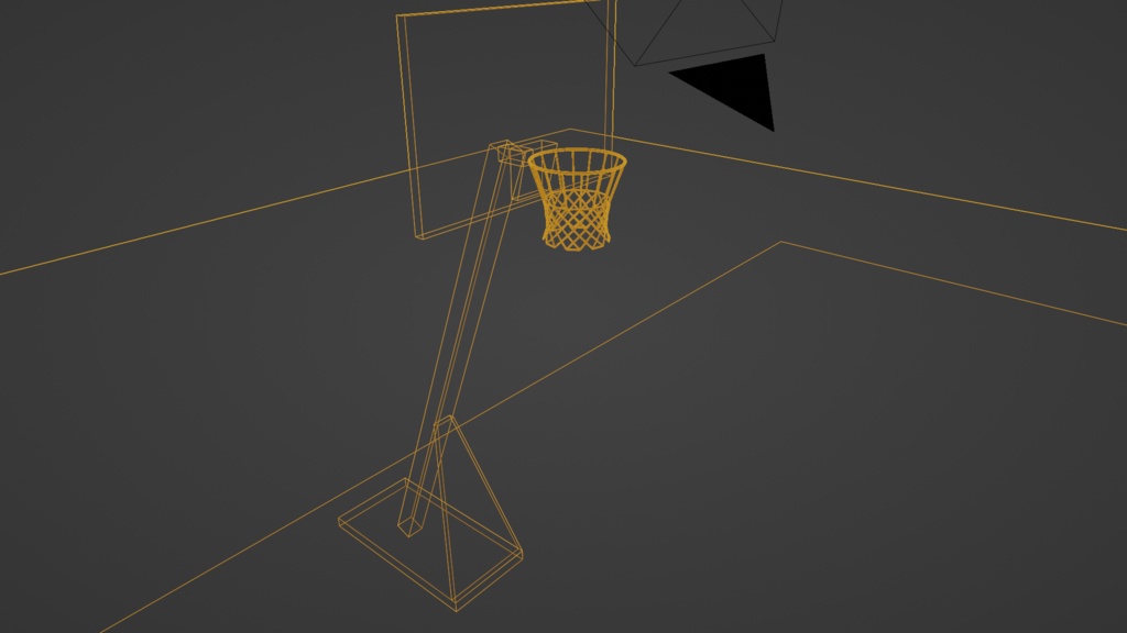 【3Dステージ】バスケットボールコート(公式試合用)