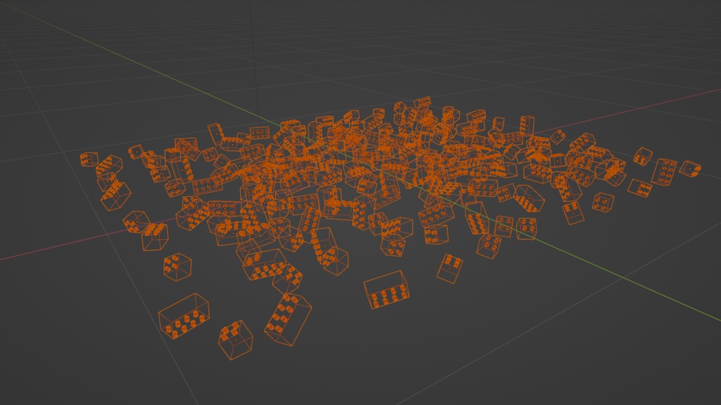 【3D小道具】散らかったおもちゃのブロック