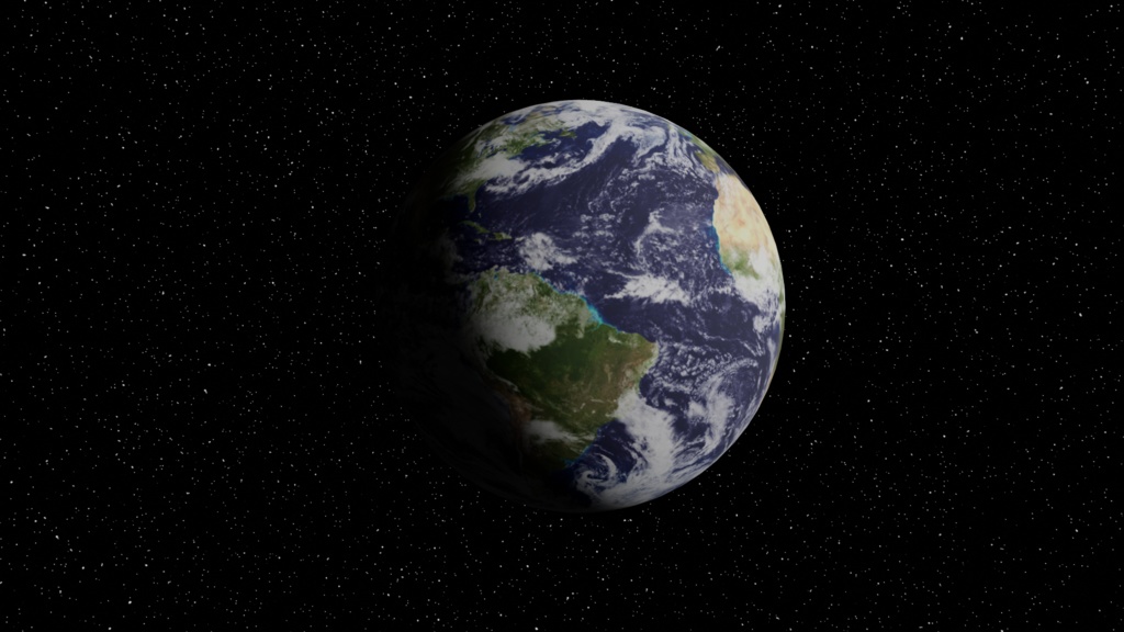 【3D小道具】地球と宇宙