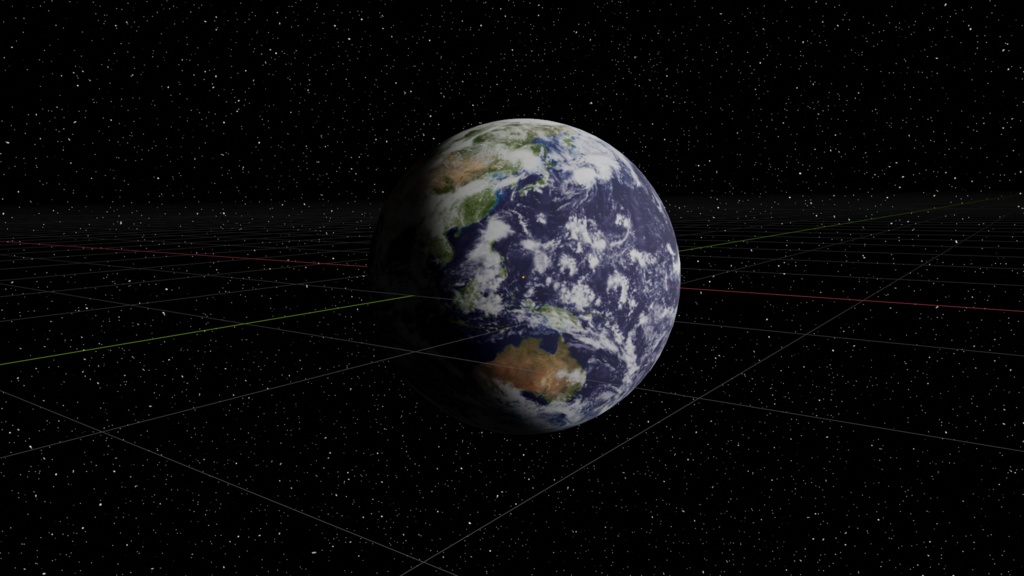 【3D小道具】地球と宇宙