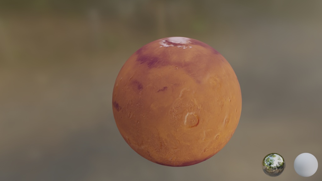 【3D小道具】火星と宇宙