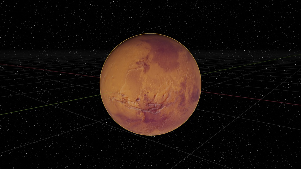 【3D小道具】火星と宇宙