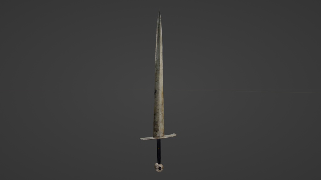 【3D小道具】古びた剣