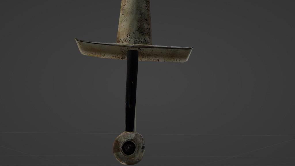 【3D小道具】古びた剣