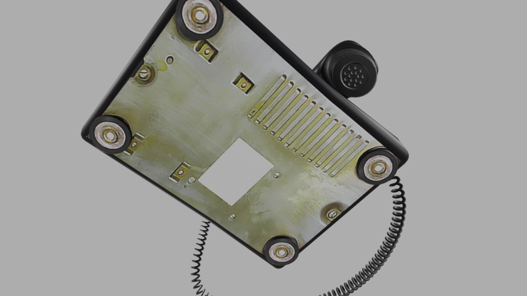 【3D小道具】昭和・黒電話