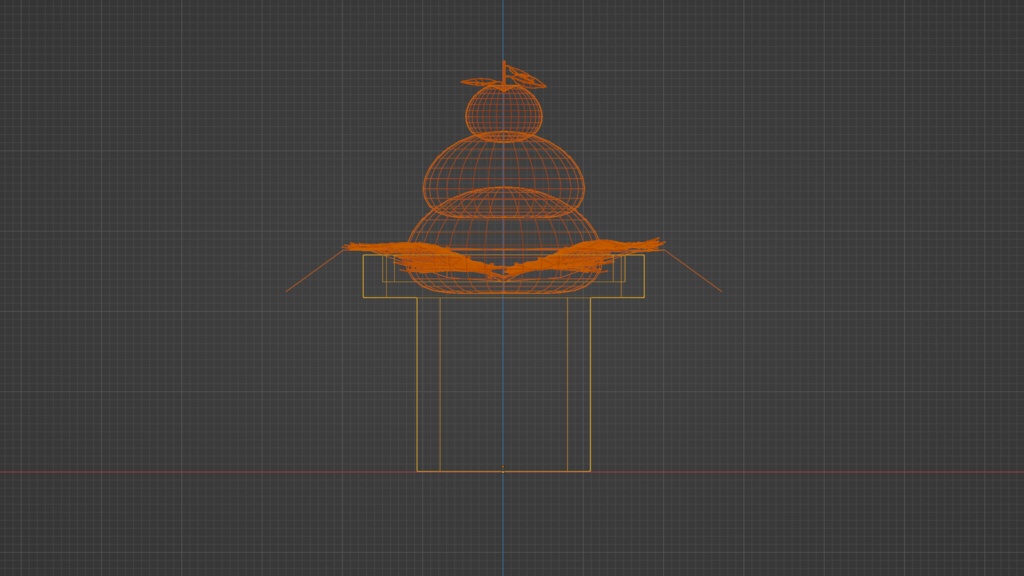 【3D小道具】鏡もち