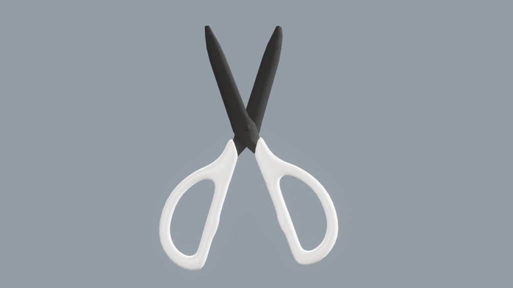 【3D小道具】はさみ 開閉シェイプキー付