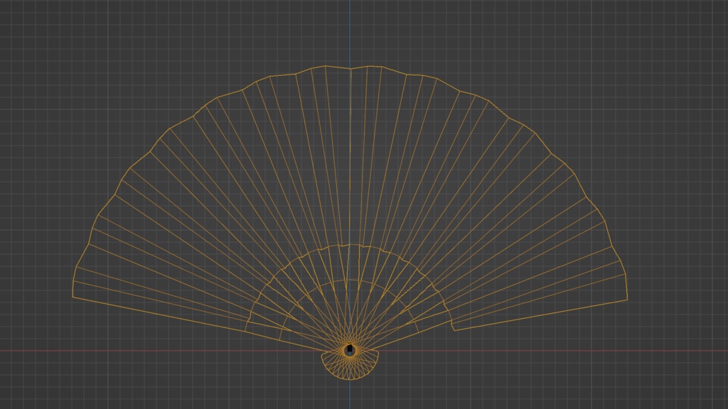 【3D小道具】ニッポン扇子(ローポリ シェイプキーで開閉)