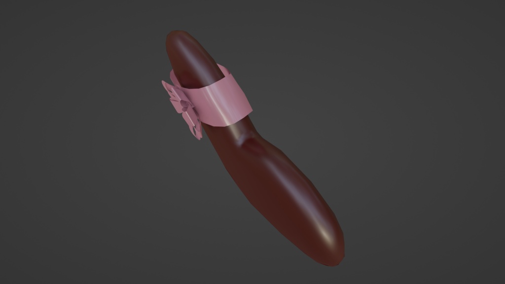 【3D小道具】ハートチョコ