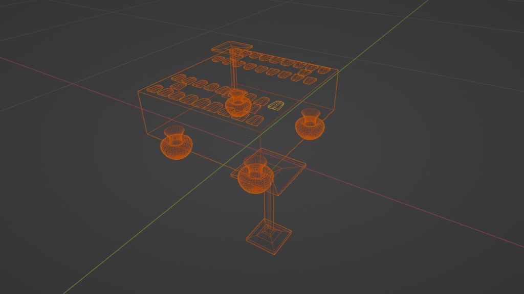 【3D小道具】将棋セット ローポリ