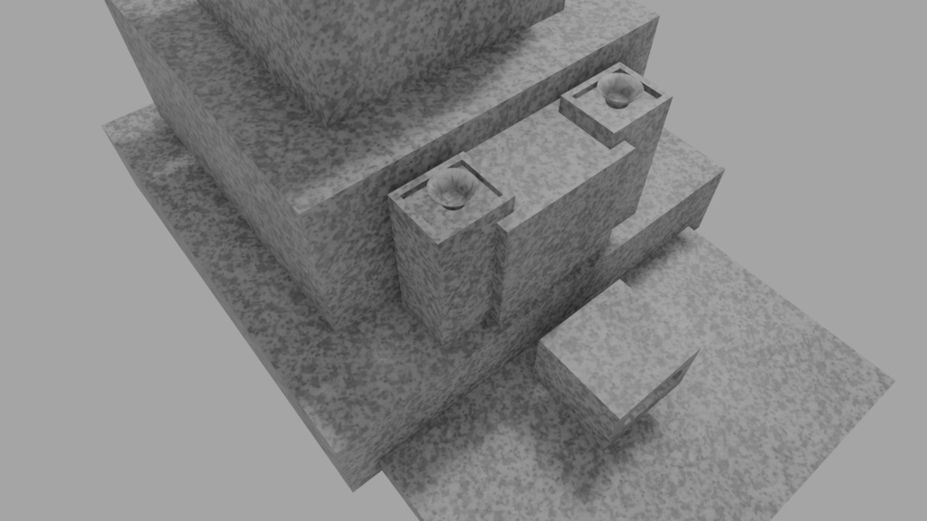 【3D小道具】佐藤家之墓(文字改変テクスチャ付)