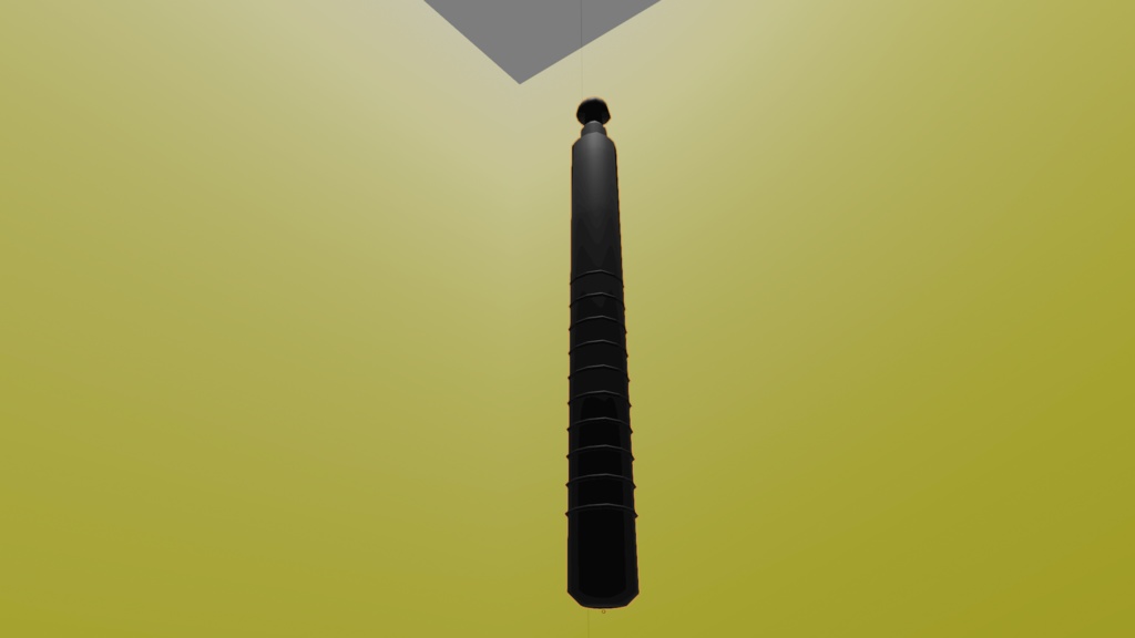 【3D小道具】警棒(低ポリ) 伸縮ギミック付き