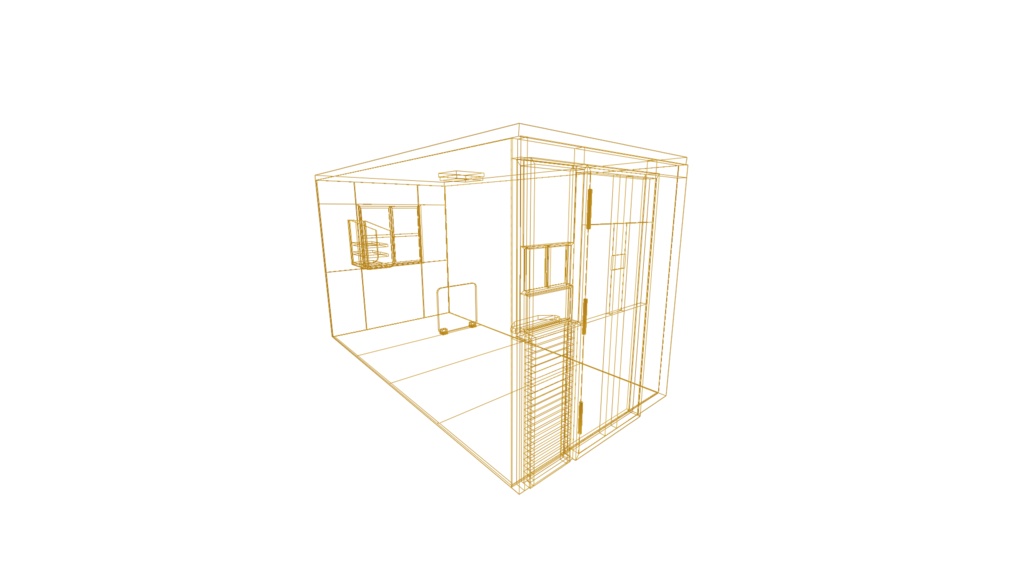 【3D小道具】日本の独房