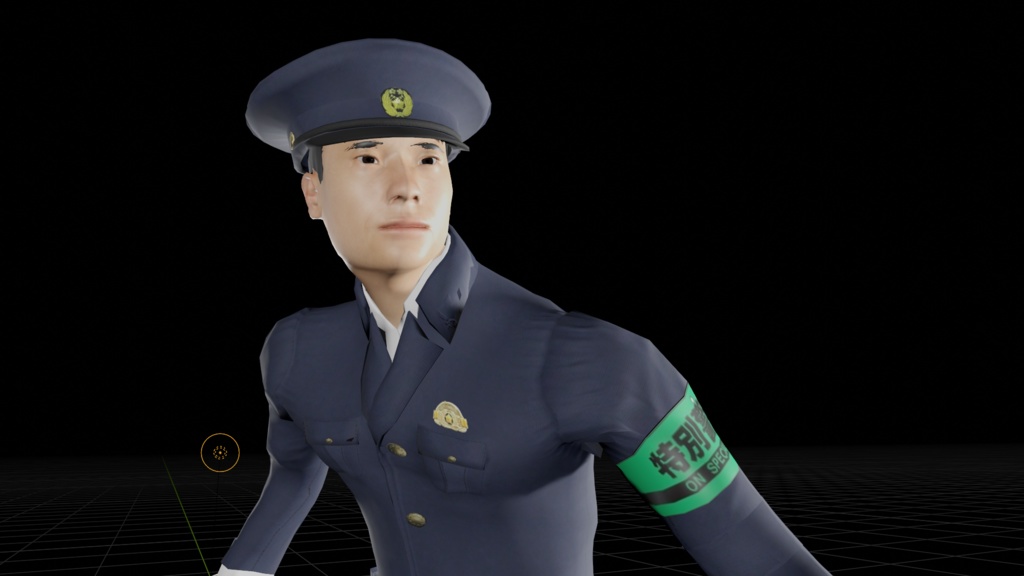【3Dモデル】県警マモル君
