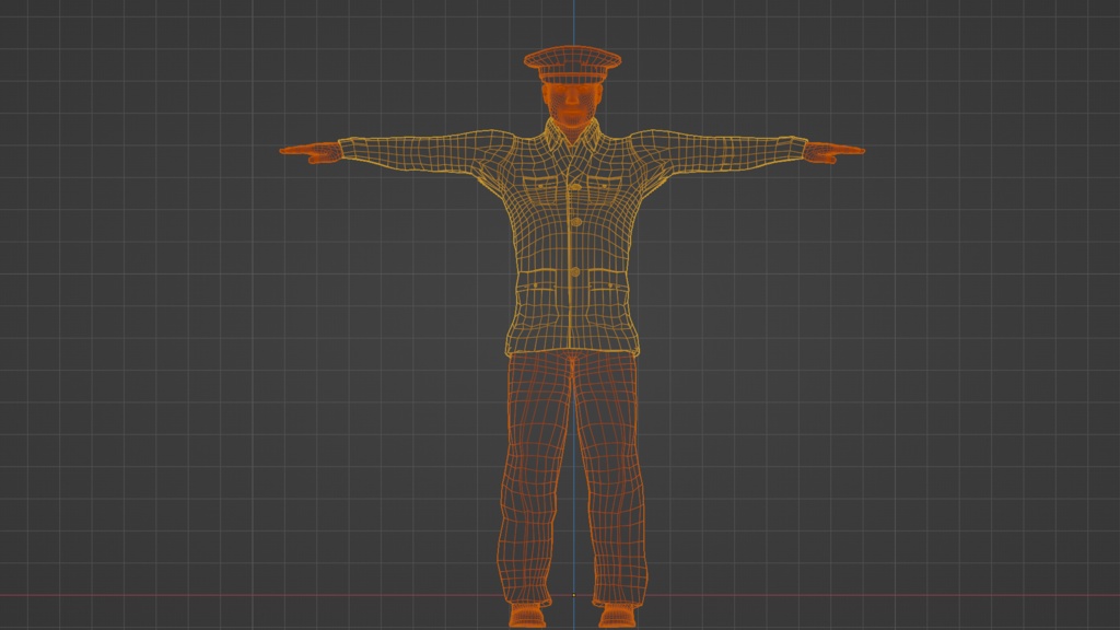 【3Dモデル】県警マモル君