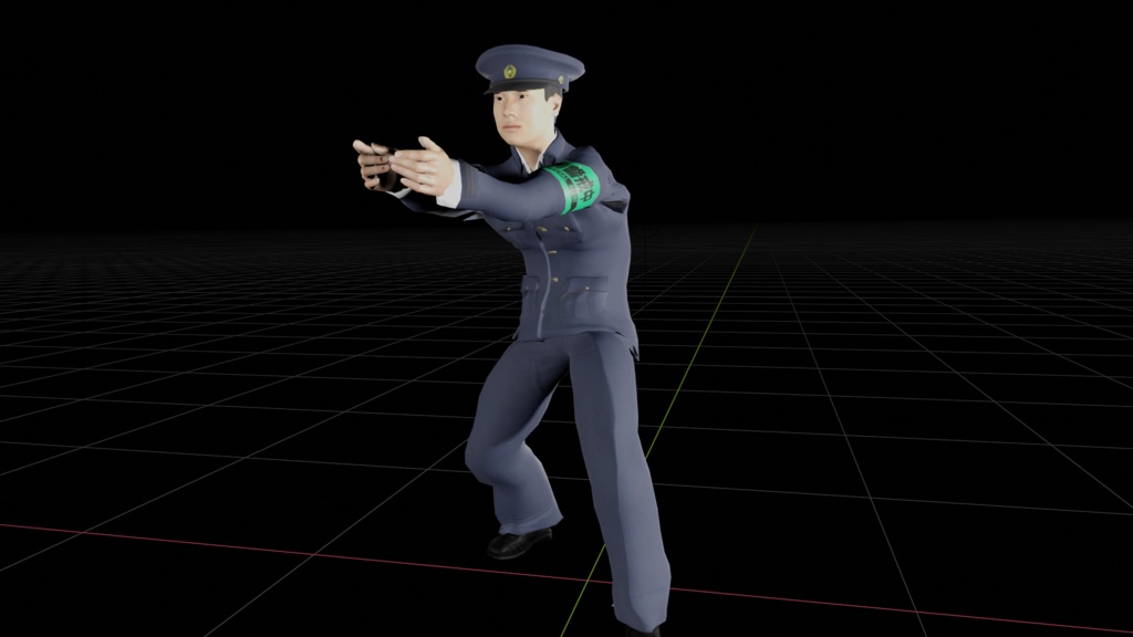 【3Dモデル】県警マモル君