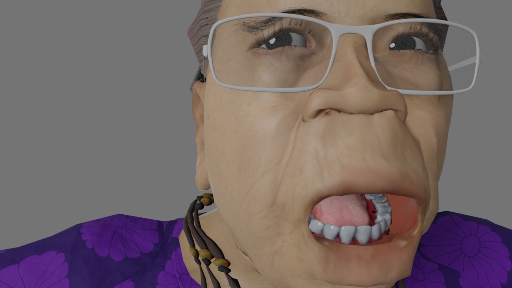 【3Dキャラクター】ばあや