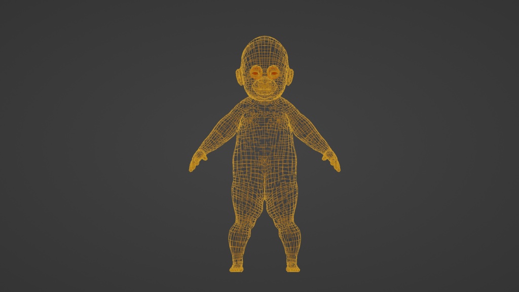 【3Dキャラクター】赤ちゃん
